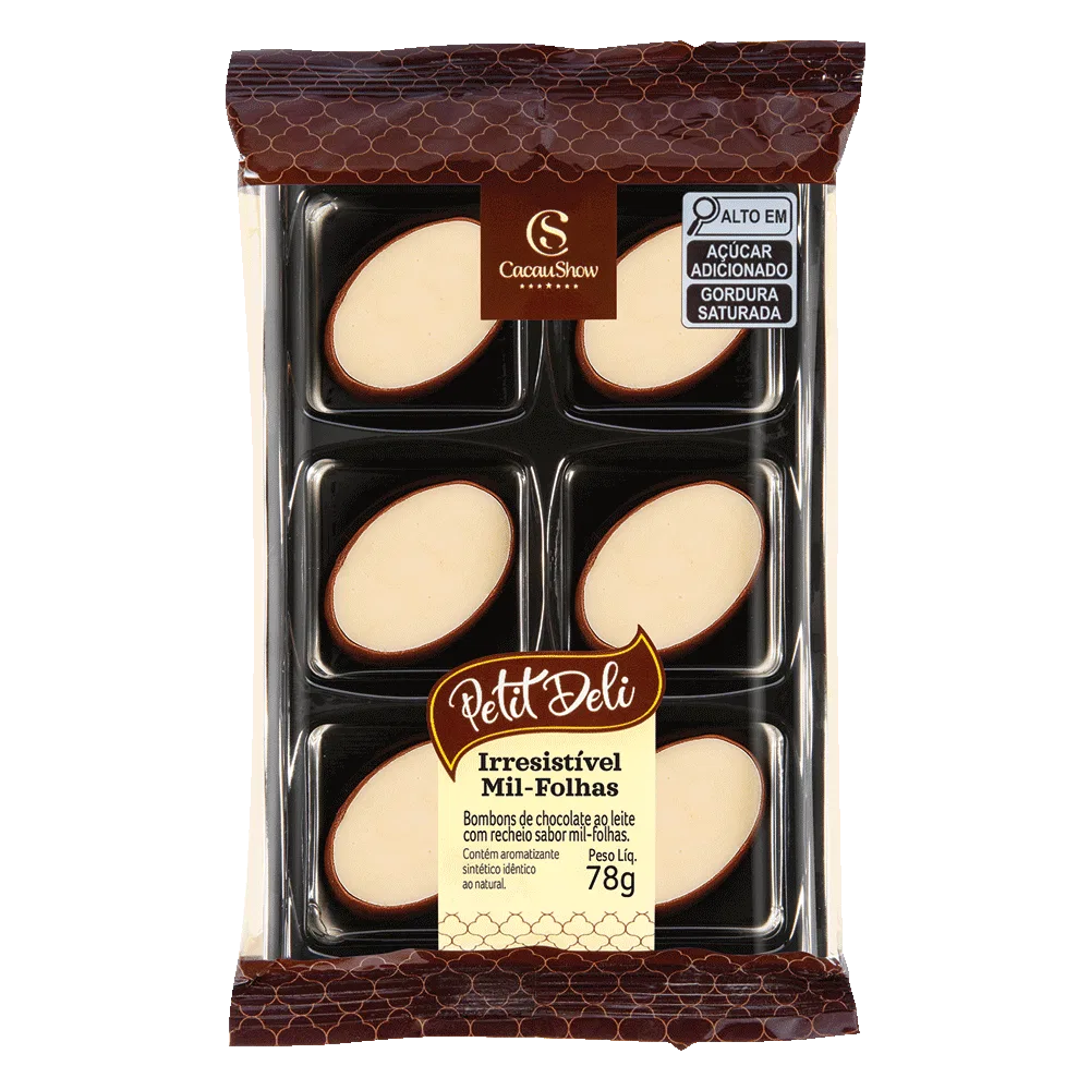 Bombons Petit Deli Mil-Folhas 78g - foto 1