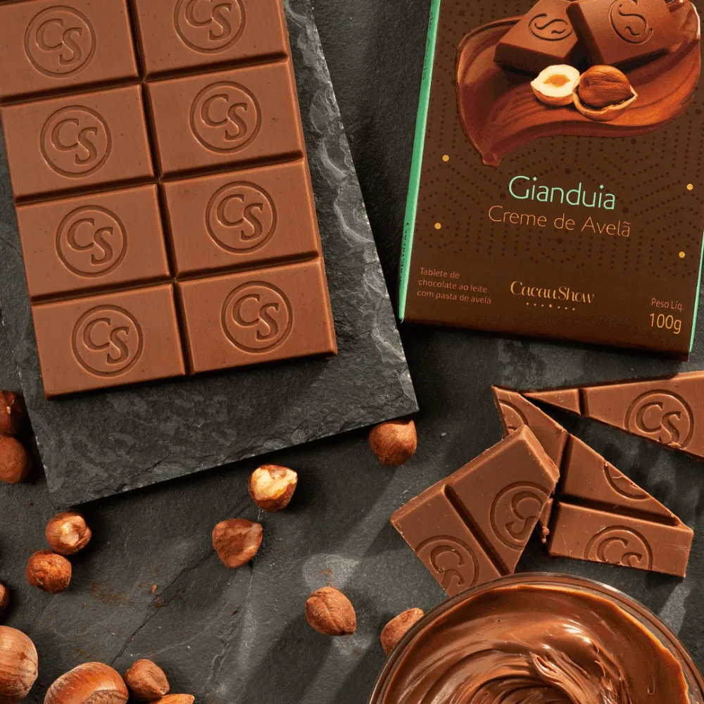 Tablete LaNut de Chocolate ao Leite e Avelã 100g - foto 2