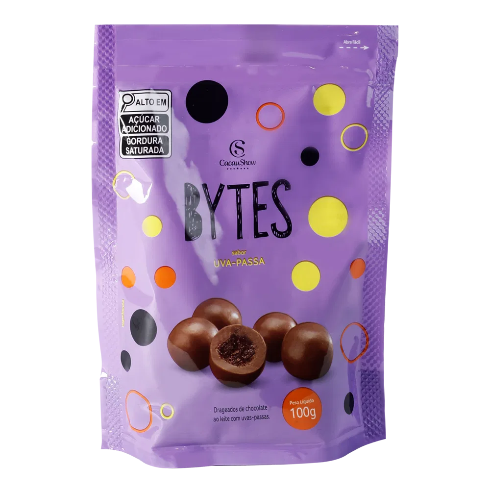Drageado Bytes de Uva Passa 100g - foto 1