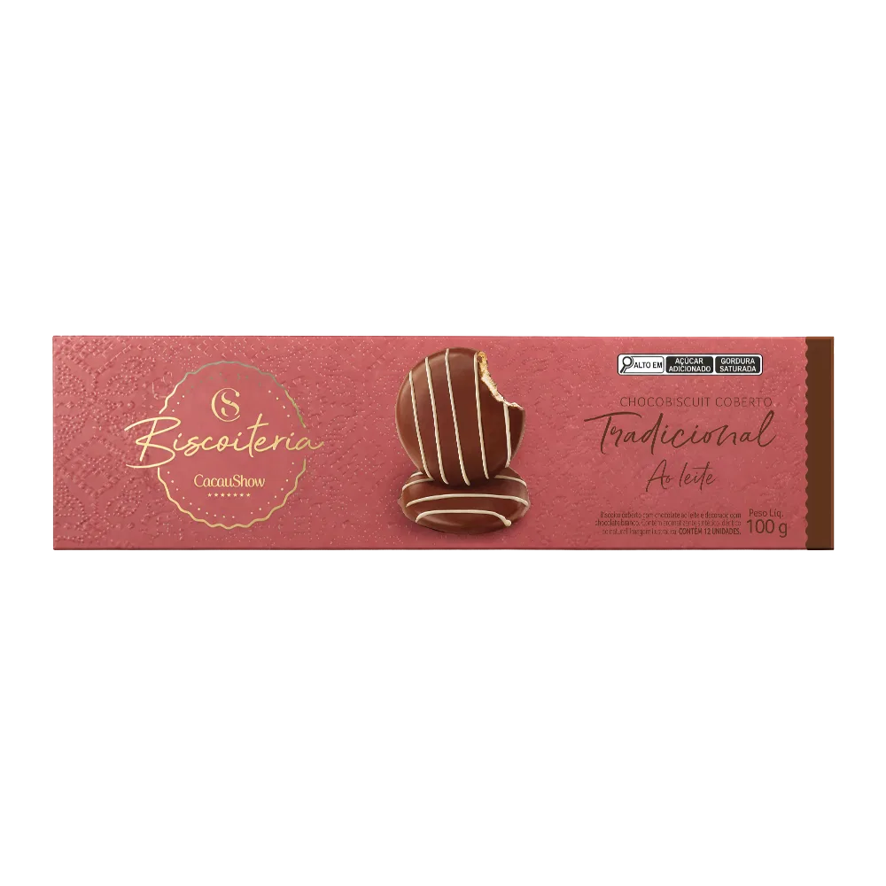 Biscoito Tradicional ao Leite 100g - foto 1