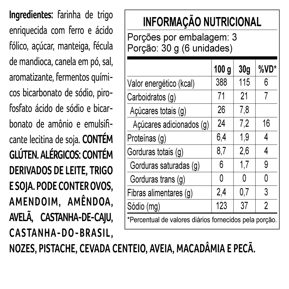 Biscoito Caramelizado 100g - foto 2