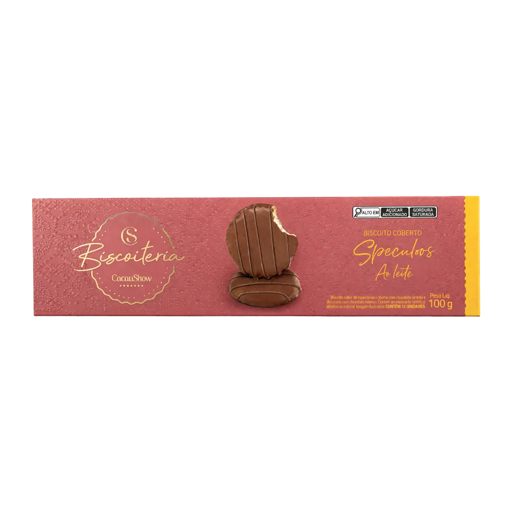 Biscoito Caramelizado ao Leite 100g - foto 1