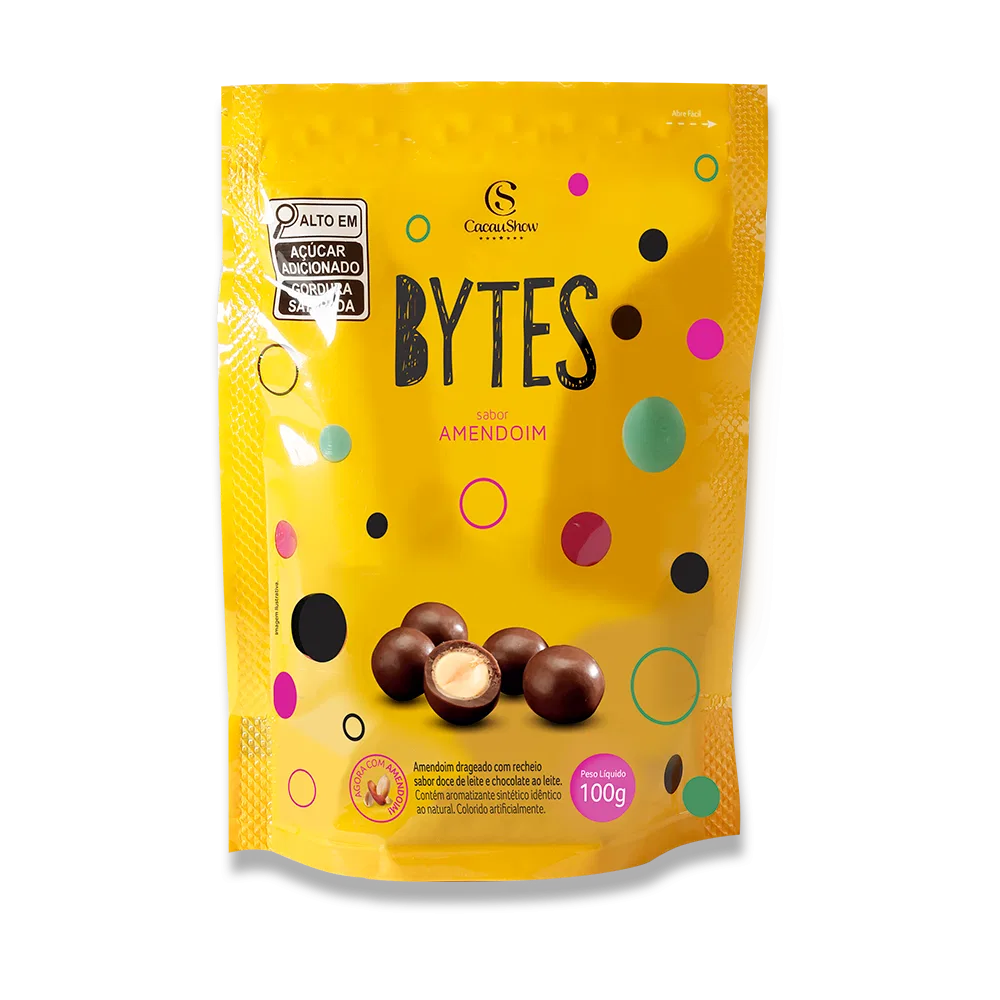 Drageado Bytes de Amendoim 100g - foto 1