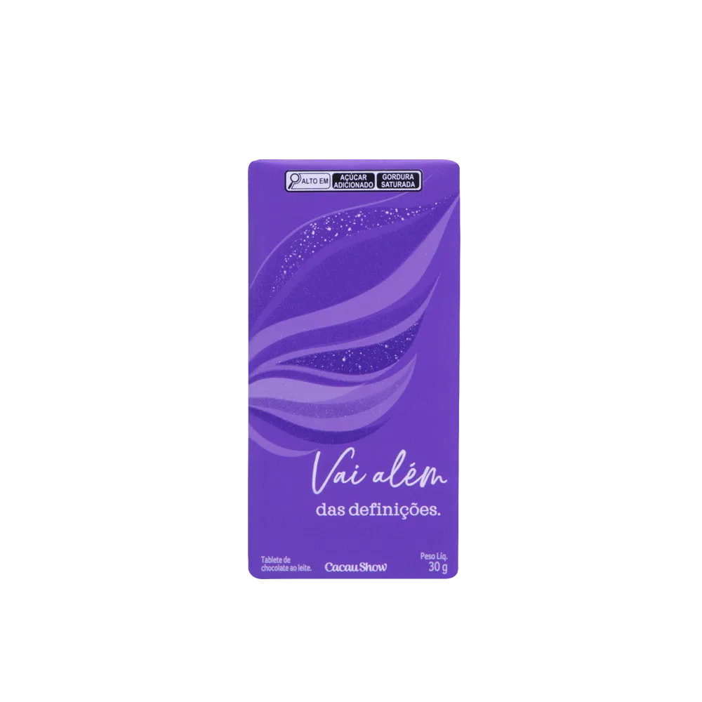 Tablete de Chocolate ao Leite Mulheres 30g - foto 1