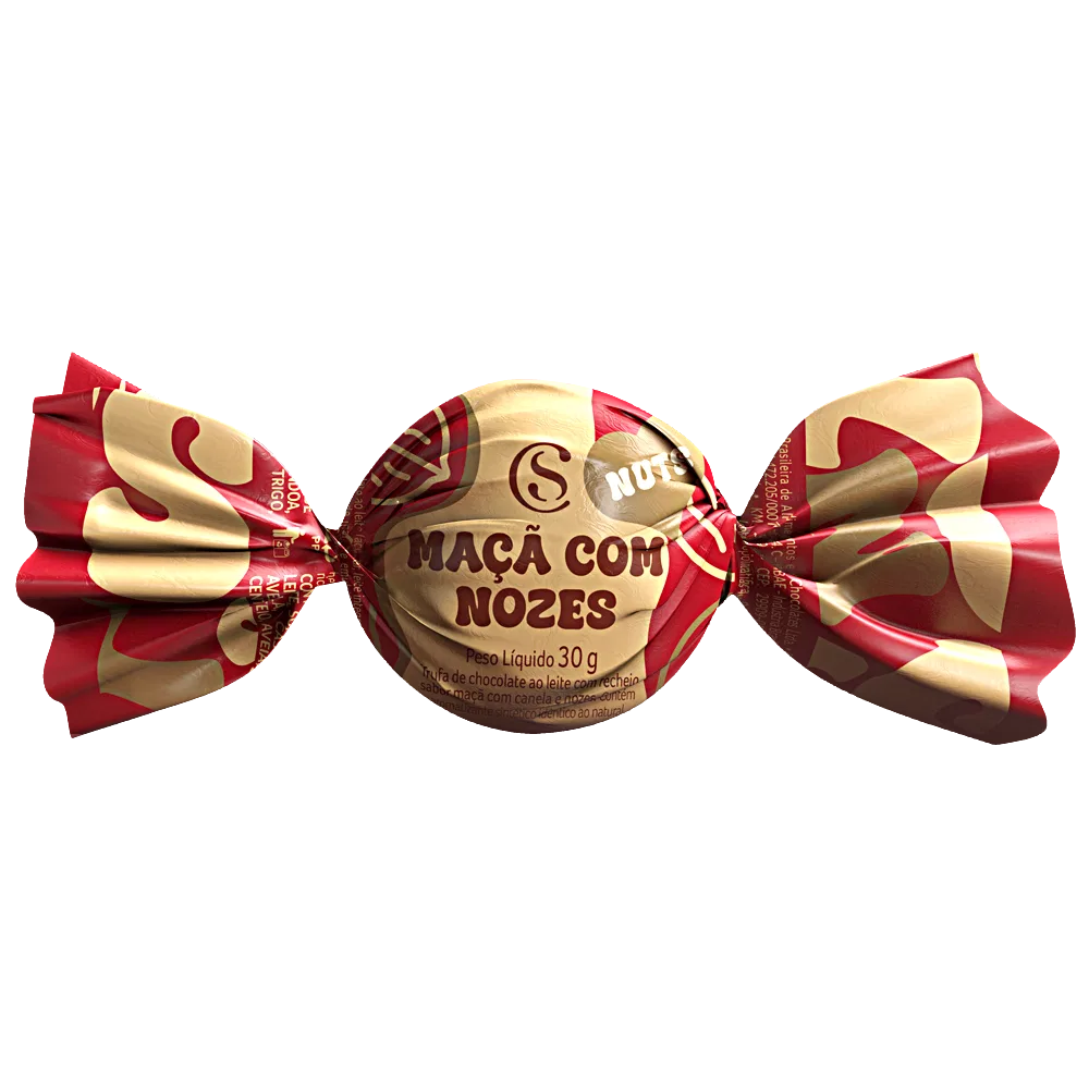Trufa de Maçã e Nozes 30g - foto 1
