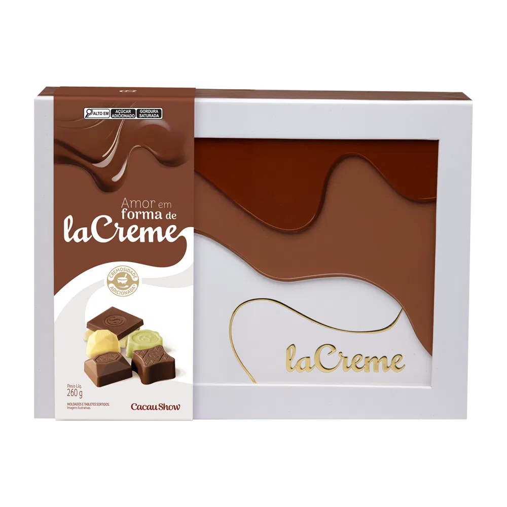 Caixa de Bombons e Tabletes laCreme Sortidos 260g - foto 1