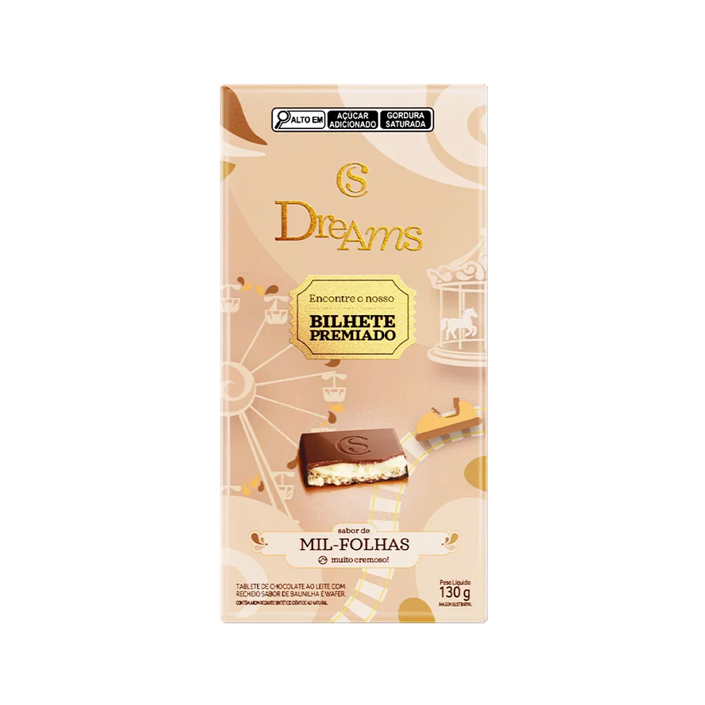 Tablete Dreams Mil-Folhas Edição Especial 130g - foto 1
