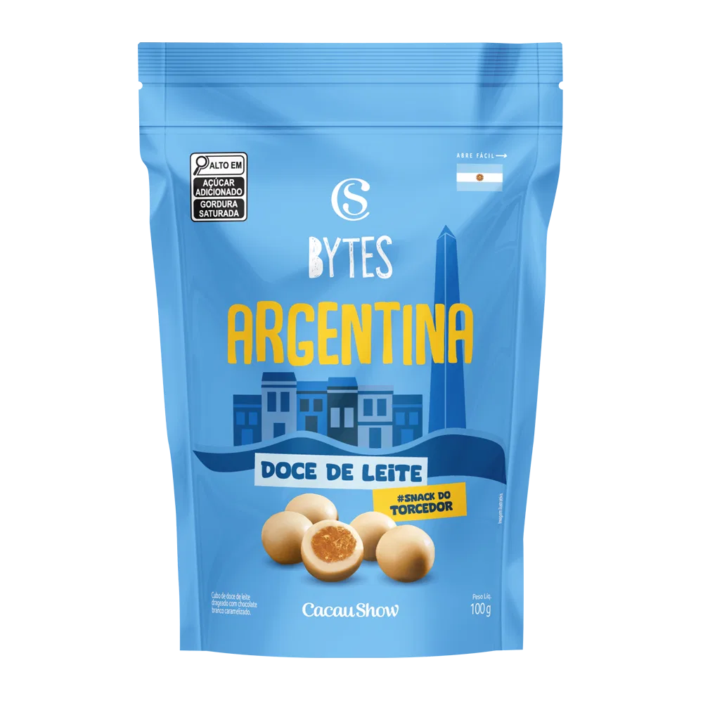 Drageado Bytes Doce de Leite Argentina 100g - foto 1