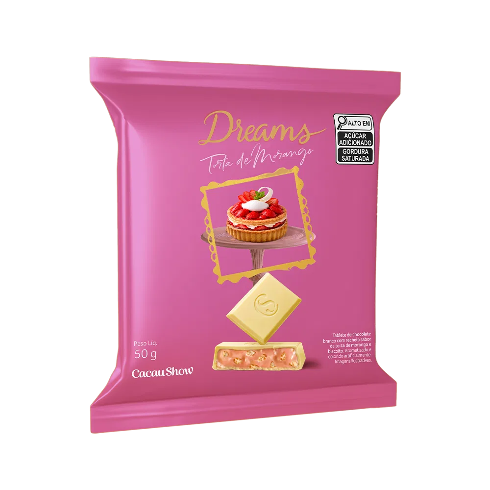 Tablete Dreams Torta de Morango 50g - foto 1