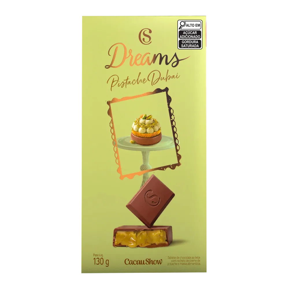 Tablete Dreams Dubai Pistache 130g - foto 1
