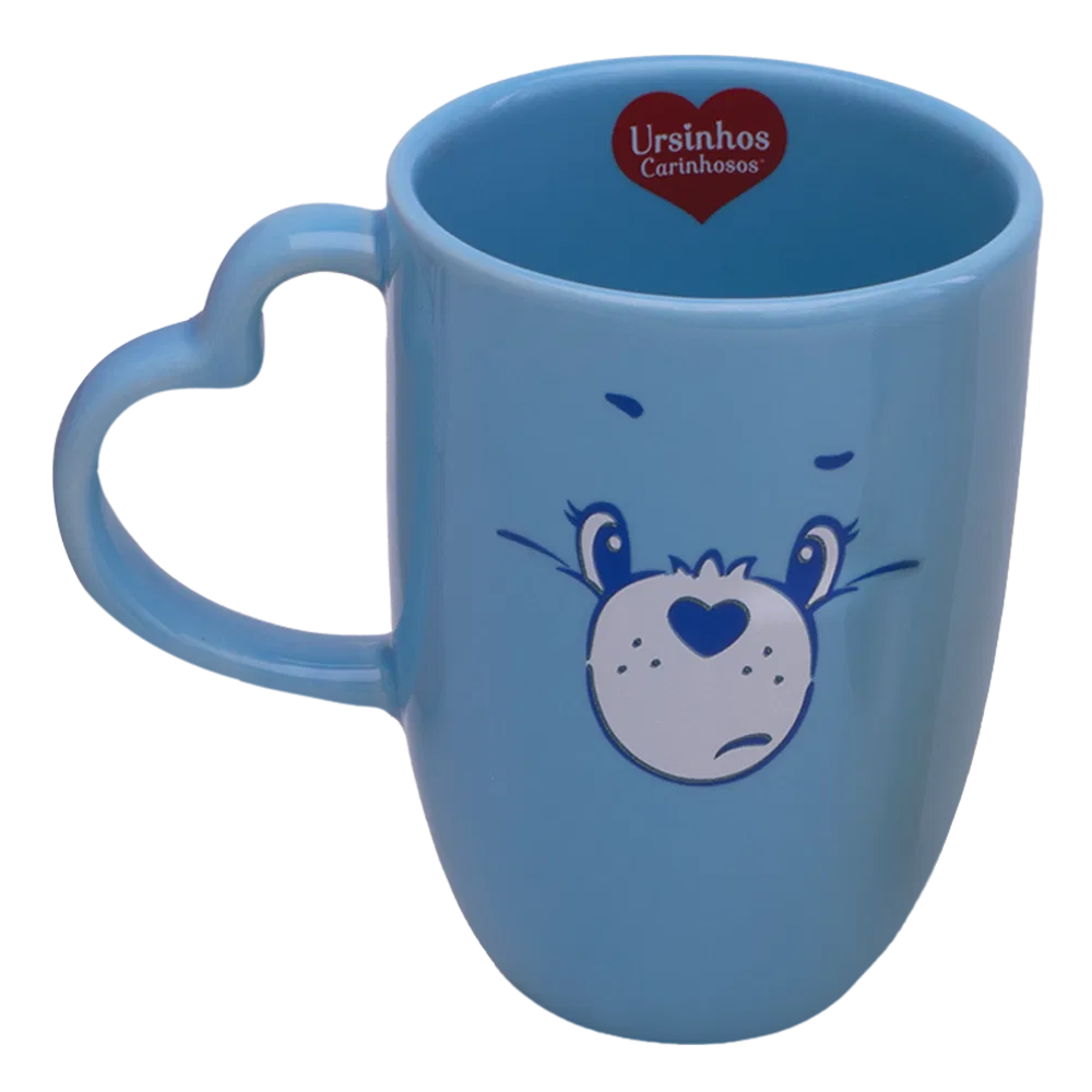 Caneca Ursinhos Carinhosos Zangadinho Azul 350ml - foto 1