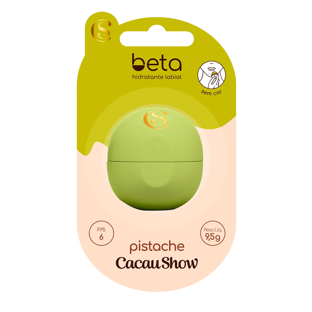 Hidratante Labial Beta Sabor Pistache 9,5g - foto 1